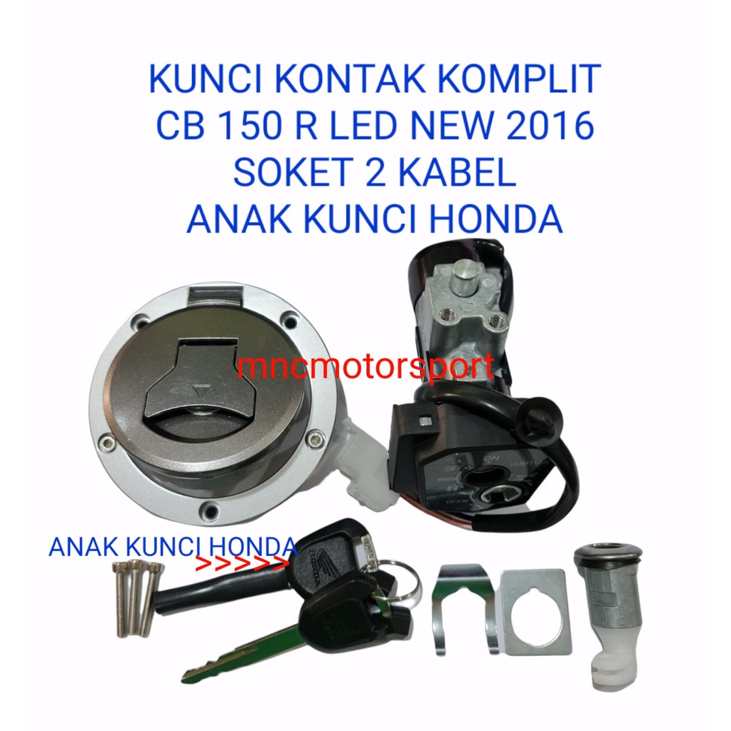 KUNCI KONTAK KOMPLIT ANAK KUNCI HONDA CB 150 R LED NEW KABEL 2
