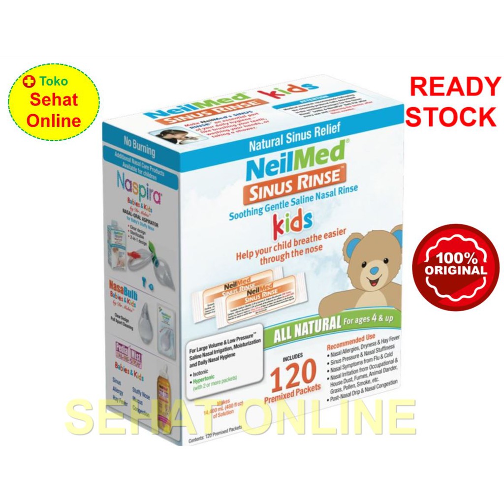 Neilmed Sinus Rinse Kids - 120 Premixed Sachets