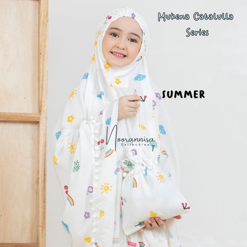 Mukena Anak Umur 2-12 Tahun Katun Rayon Premium Catalulla Series