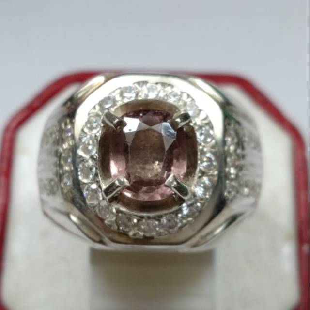 Cincin Batu Permata Safir mata Udang Srilanka