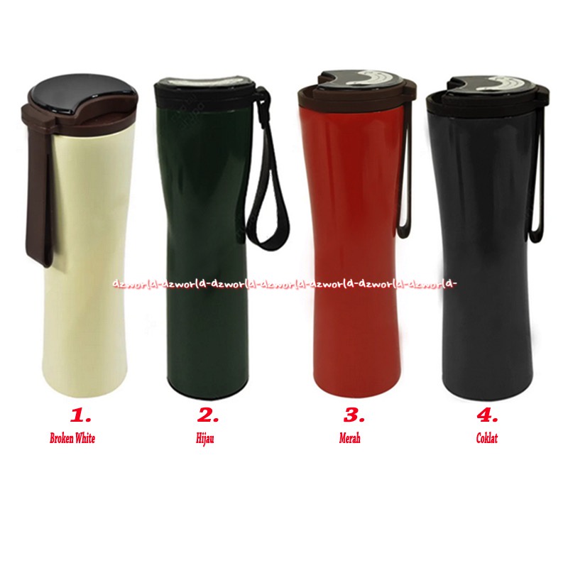 Moka Smart Coffee Tumbler 430ml Kiss Kiss Fish Pembuat Kopi Pemanas Air Pintar Mokka