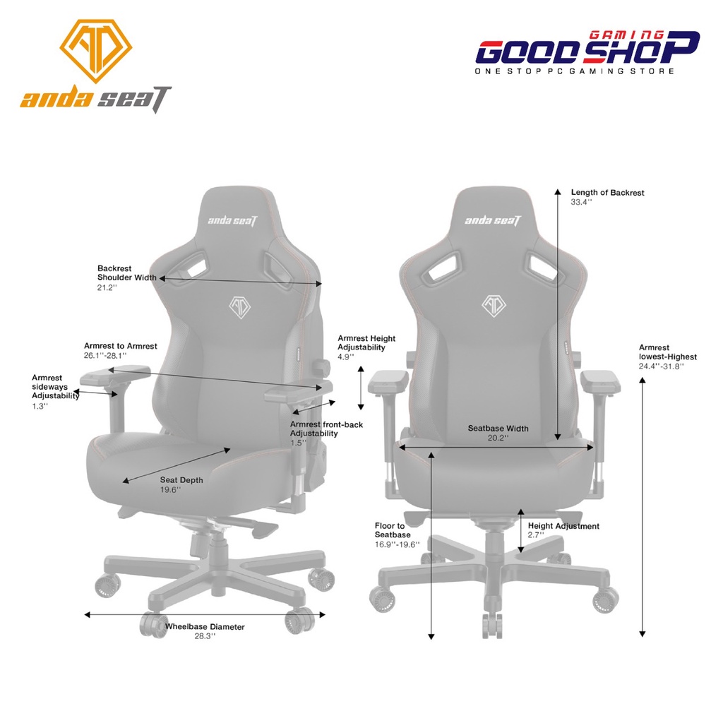 Andaseat Kaiser 3 L Series Premium - Gaming Chair