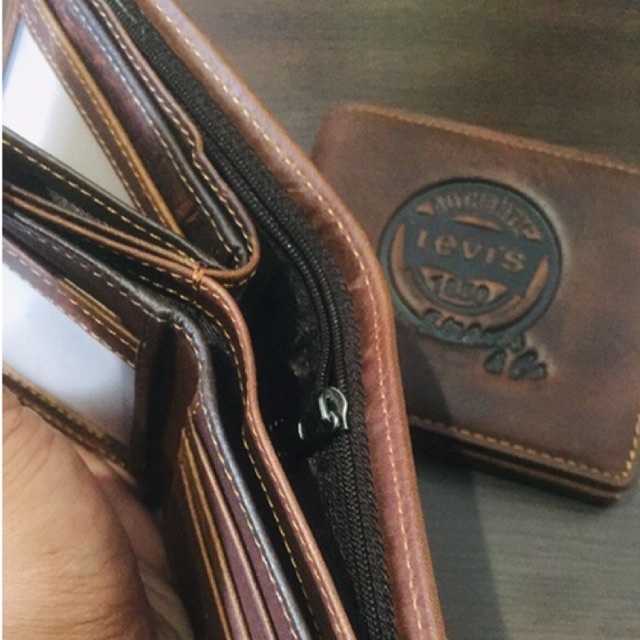 DOMPET 3 RUANG KULIT ASLI IMPORT. jenis kulit basah dompet pria kulit asli berkulitas keren dan awet model real pic gambar random #dompet #dompetpria #dompetkulit #dompetcowok