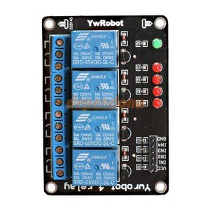 4 CHANNEL RELAY MODULE SUPPORT AVR/51/PIC