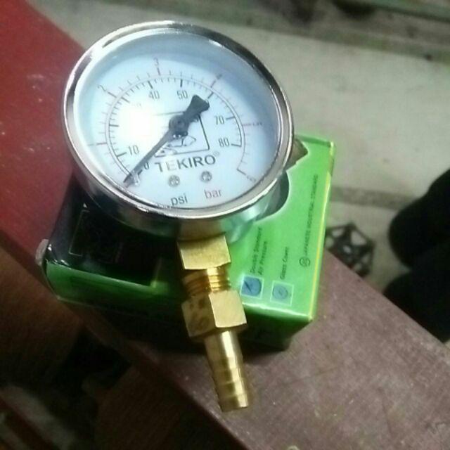 Tekiro Presure Gauge 2.5 Alat Ukur Tekanan 2.5 4 6 10 16 Dan 25 Bar