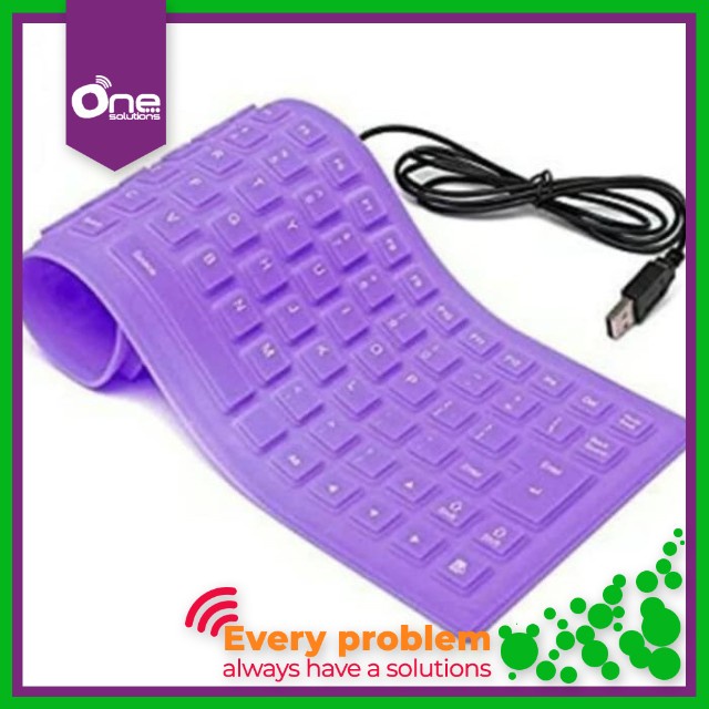 keyboard Flexible Lipat Anti Air -USB KEYBOARD FLEXIBLE 5.0