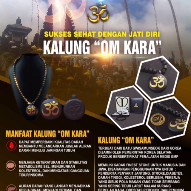 Kalung Kesehatan KOREA Gwisamunseok Om Kara