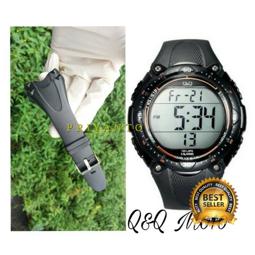 STRAP TALI JAM TANGAN  STRAP Q&amp;Q QNQ QQ M010 TALI JAM QQ Q&amp;Q M010