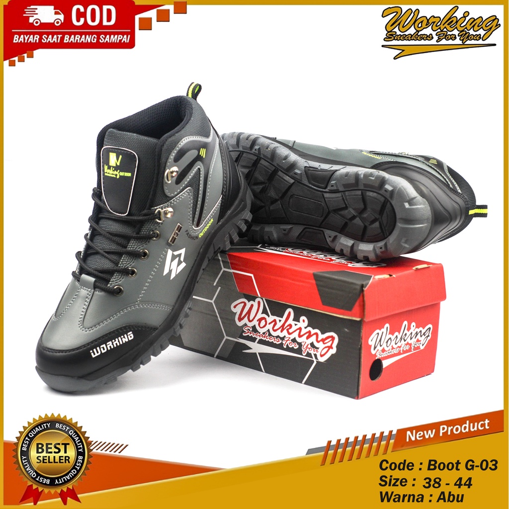 Working Sneakers For You Sepatu Boot Hiking G-03