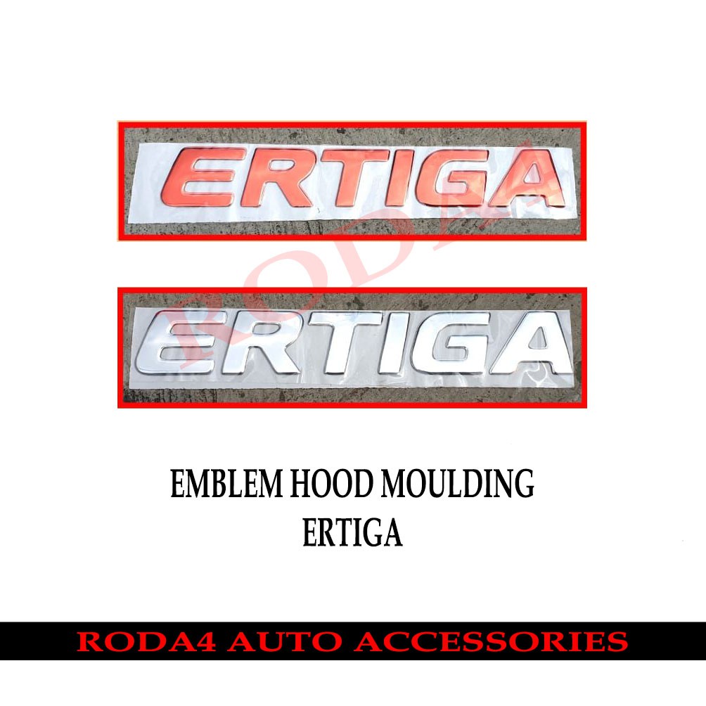 Emblem ERTIGA Kap Mesin Engine Hood Ertiga