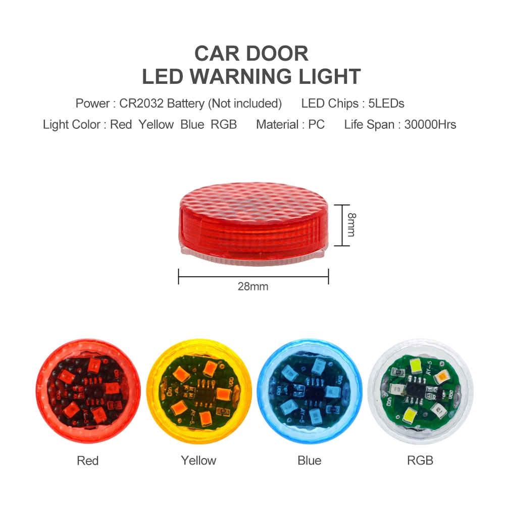 Lampu Strobo Led Universal Dengan Sensor Magnetik Untuk Peringatan Buka Pintu Mobil