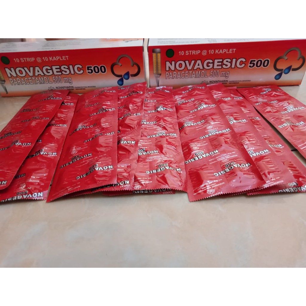 Novagesic Paracetamol 500 Mg Per Box Shopee Indonesia