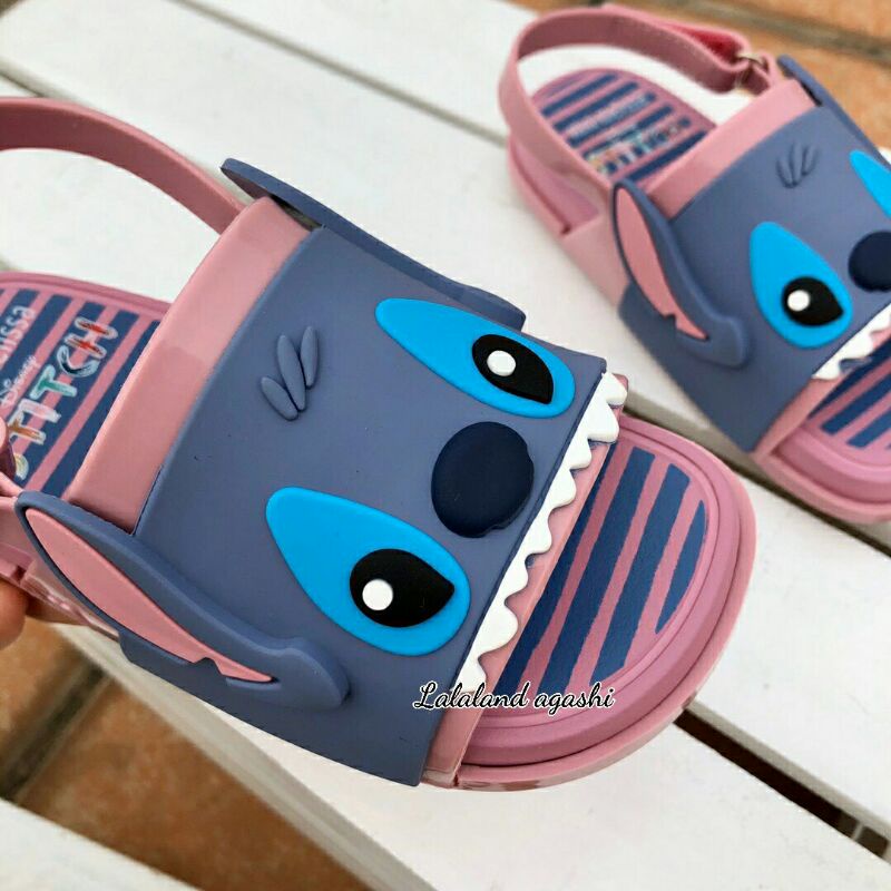 Sandal minimelissa lilo and stitch pink/sandal anak melissa/sepatu anak disney/sandal jelly anak