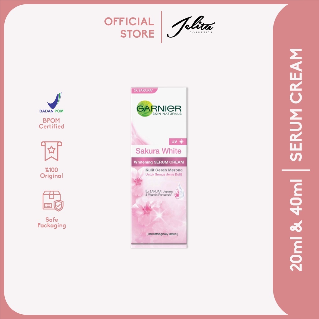 Garnier Sakura Glow Hyaluron Serum Cream UV