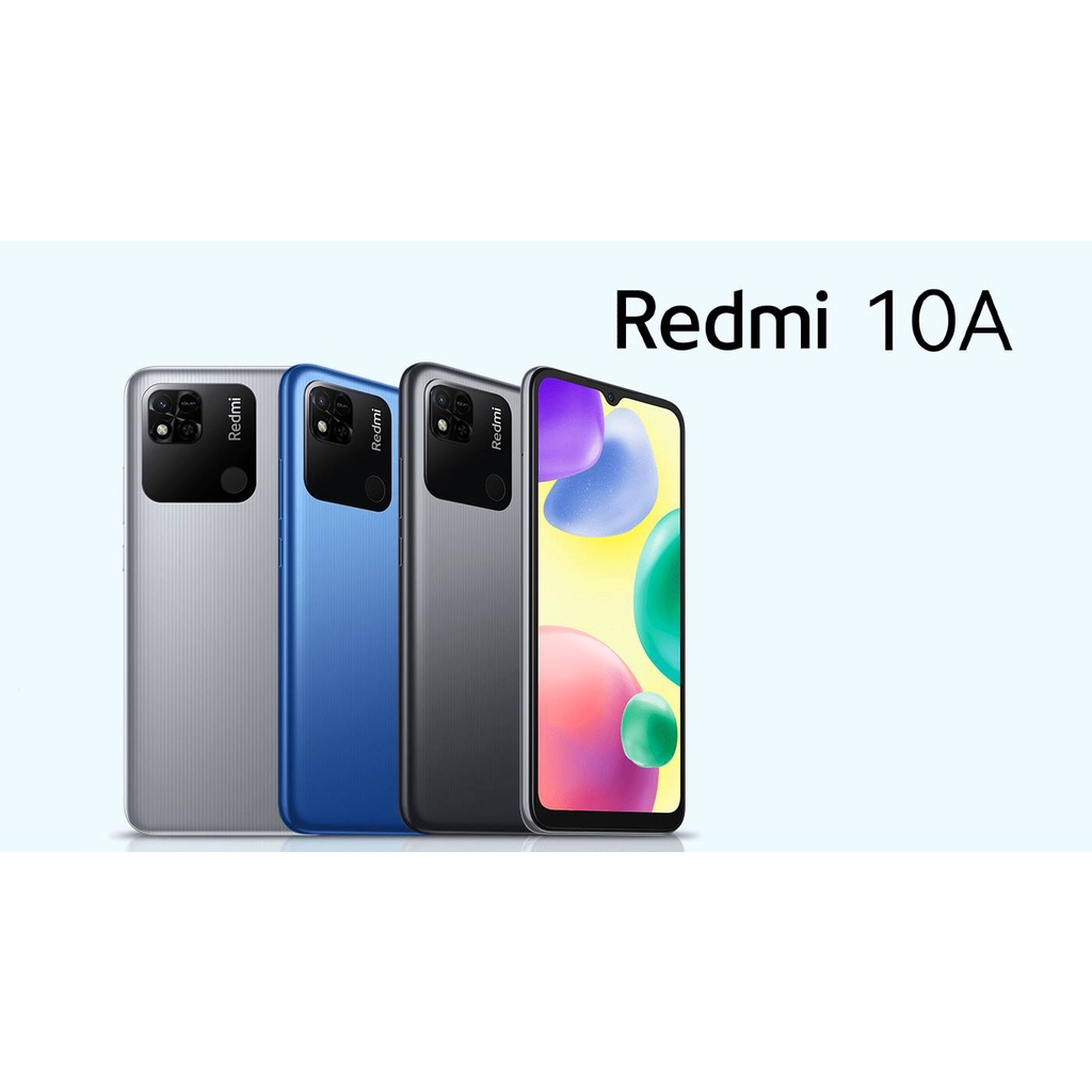 Xiaomi Redmi 10A 3/32GB + 3/64GB + 4/64GB Garansi Resmi Xiaomi Indonesia