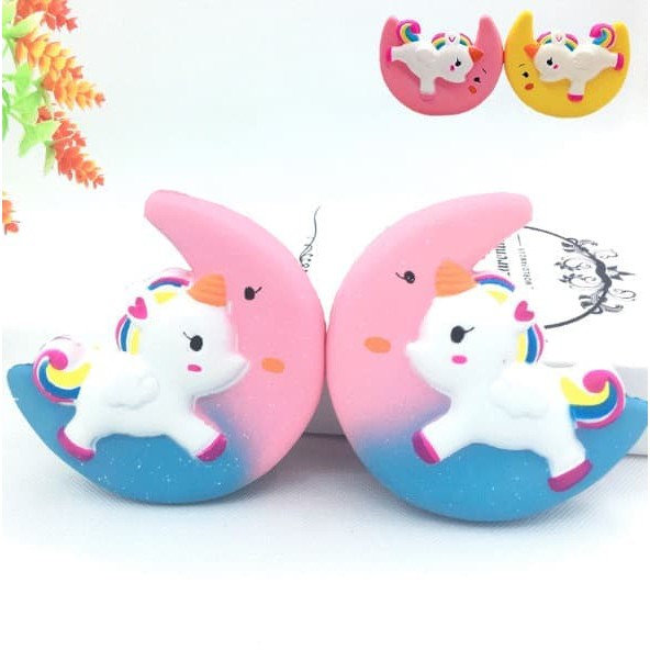 Squishy murah Pegasus Moon slow rising tanpa packaging warna galaxy