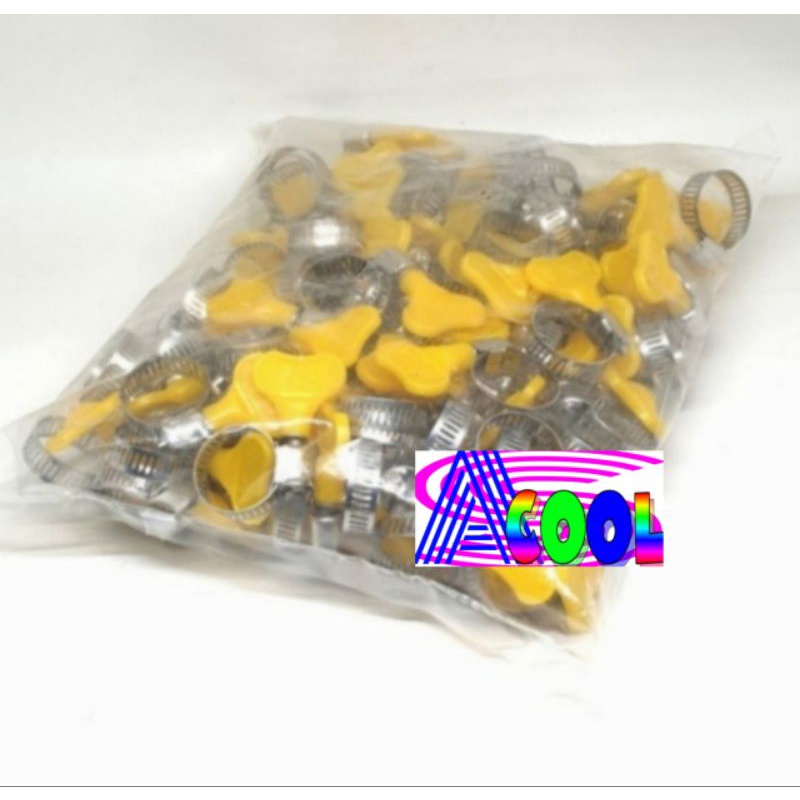 Klem KUPING 7/8&quot; - Cincin Pengunci Selang Regulator Gas/Air 7/8 inch