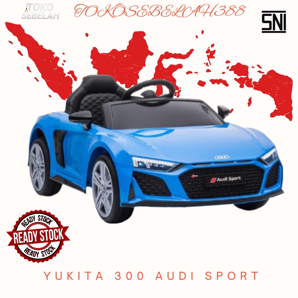 Audi R8 Sport Yukita 300 Mainan Mobil Aki Anak