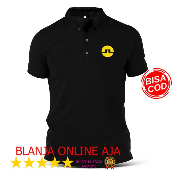 POLO TERLARIS / LOGO SABLON J.Lindeberg JL SABLON Golf Polo T Shirt Baju Cotton Sports T-Shirt Shirt