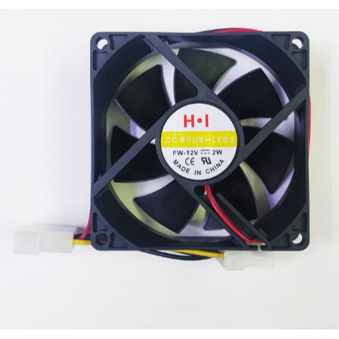 FAN CASING 8CM HITAM, FAN CPU 8CM HITAM STANDART