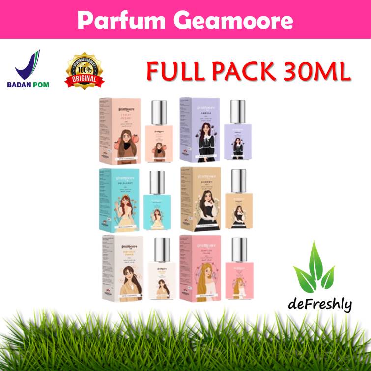 Parfum Geamoore - GEAMORE ROLL ON INSPIRED PARFUME | VSCENT GEAMOORE | BODY MIST GEAMOR | ADDICTED SERIES | HAIR PARFUME | FULLPACK | SPRAY [BPOM]