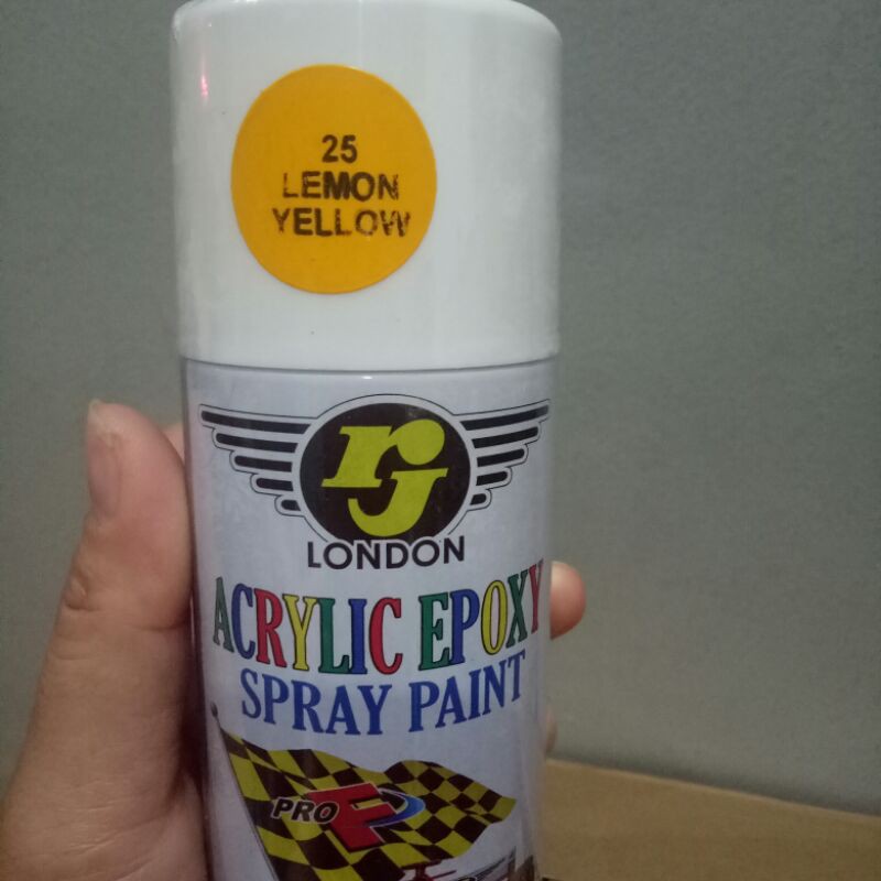 Pilok Pilox Cat Semprot RJ London Lemon Yellow (25) 150cc