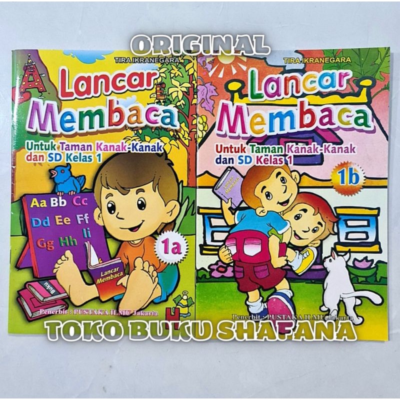 HARGA 2 BUKU : Lancar Membaca 1A &amp; 1B Untuk Anak TK dan SD Kelas 1