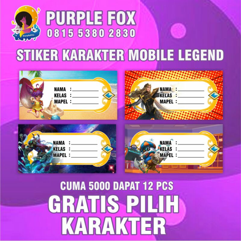 

STIKER MAPEL KARAKTER MOBILE LEGENDS