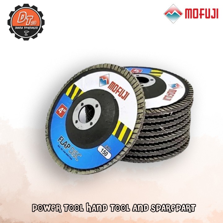 Mofuji Mata Gurinda Amplas Susun Flap Disc Tebal 4"