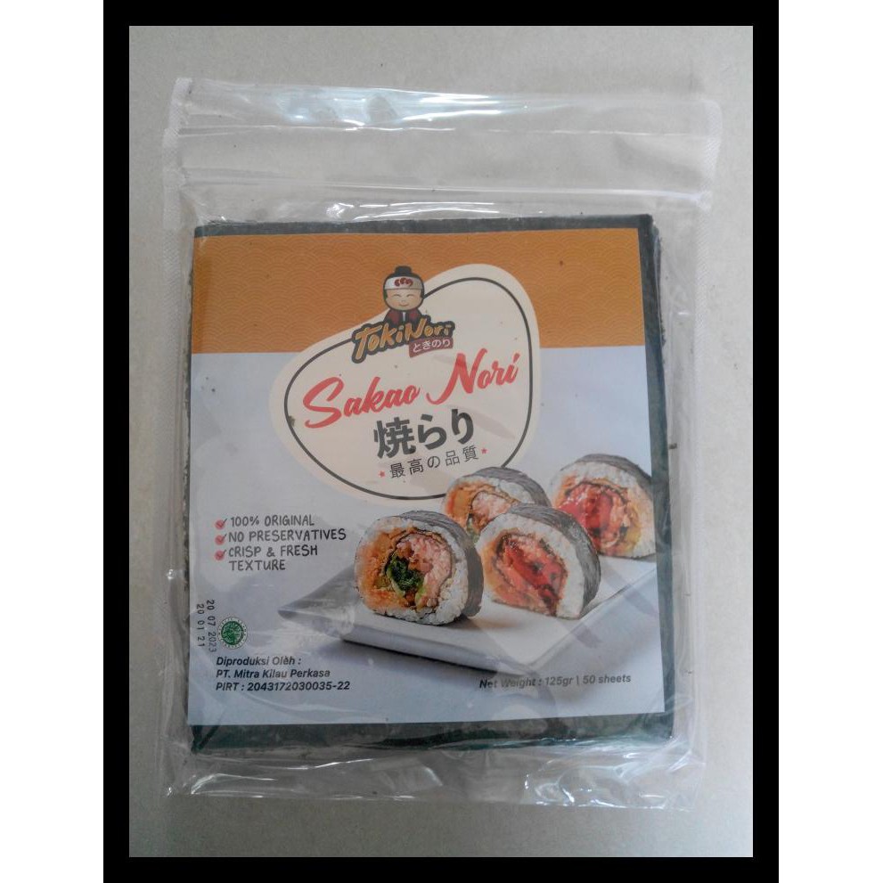 

BEST SELLER! SAKAO NORI 50 SHEET NORI SUSHI ROSTED SEAWEED RUMPUT LAUT PALING MURAH