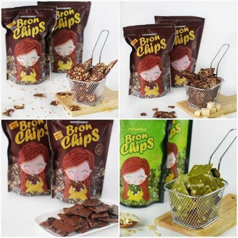 bron chips keripik brownis kering