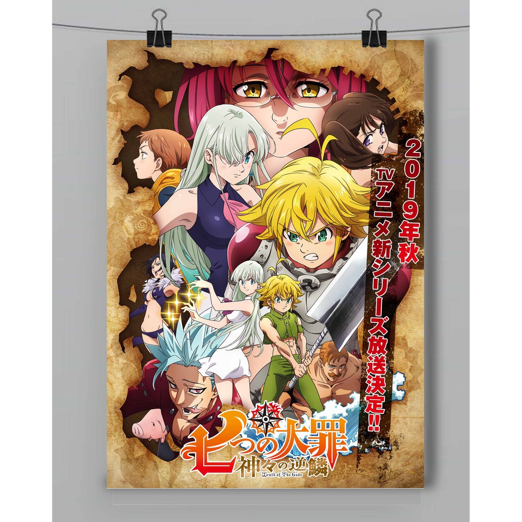 Jual poster anime lengkap Nanatsu no Taizai The Seven Deadly Sins ...