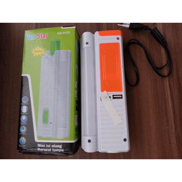 Senter Emerngency Powerbank Sangat Terang Serba Bisa Ramping Vanstar