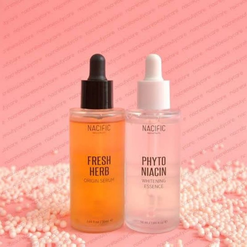 PAKET BUNDLE NACIFIC FRESH HERB ORIGIN SERUM + NACIFIC PHYTO NIACIN WHITENING ESSENSE