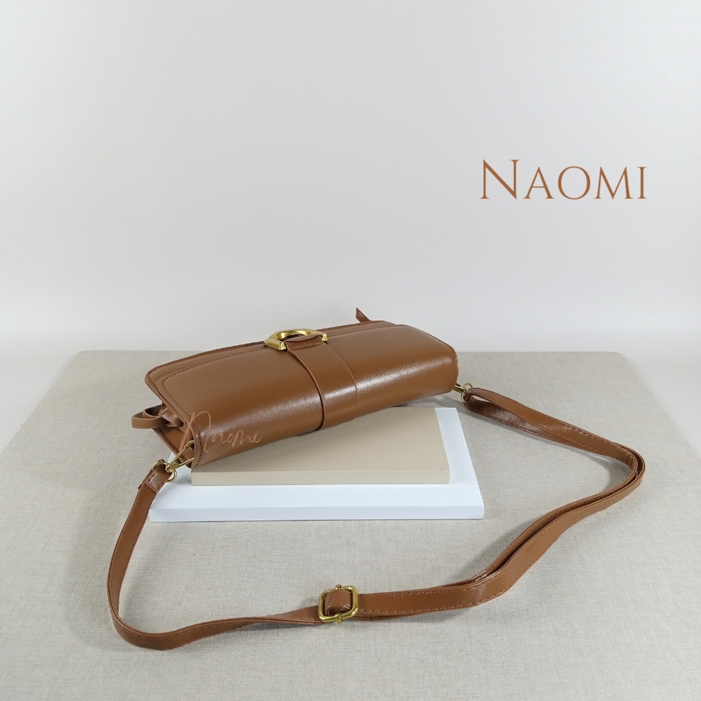 NAOMI - Aurora Sling Bag Import - Long Strap Bag - Tas Wanita Kulit - handbag Premium Slempang - handbag pesta party Tas Hangout - Tas Wanita