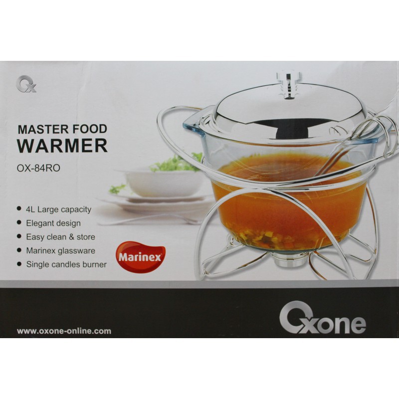 Oxone OX-84RO HoReCa Master Food Warmer Round 4Lt , Penghangat Makanan , Wadah Saji Makanan