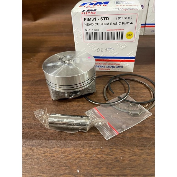 piston seher kit Fim mentahan custom dome 61 62 63mm pin 13 14 15-6