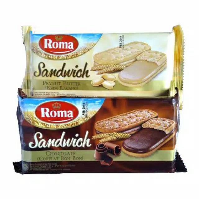 

Biskuit Roma Sandwich 216g/ 2 bks