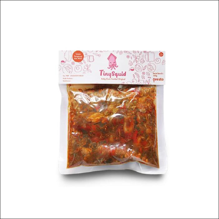 

PAKET ISI 2 - SAMBAL BABY CUMI ORIGINAL - TINY SQUID 150 GR