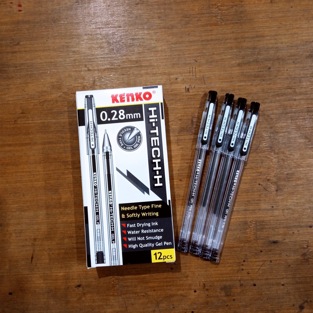 

PULPEN HI TECH KENKO 0.28 HITAM ( 1 PCS )