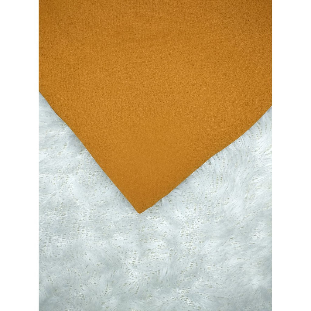 PASHMINA SQUARE ORIGINAL ( ANTI TEMBEM ) / PASHMINA SEGITIGA-MUSTARD