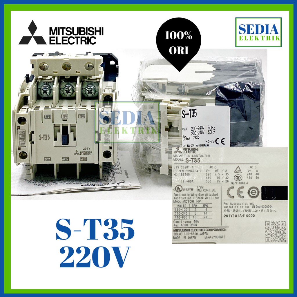 S-T35 ST-35 ST 35 Kontaktor Contactor Mitsubishi