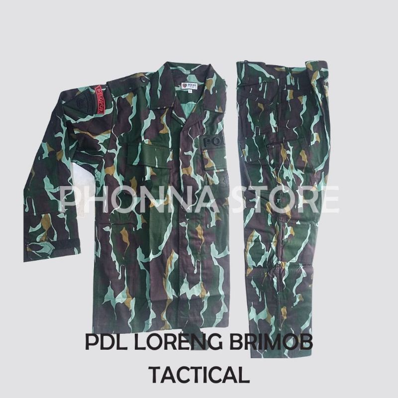 Seragam PDL brimob Tactical Terbaru