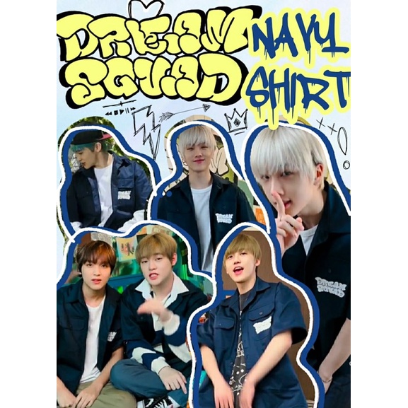 KEMEJA WORKSHIRT NCT DREAM / DREAM SQUAD (ready stock)