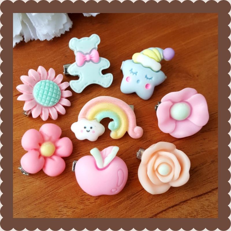 BROS CLAY SERI MUSIM SEMI MINI - BROS KECIL LUCU- BROS HIJAB - BROSS JILBAB - BROS BAJU MINI RANDOM