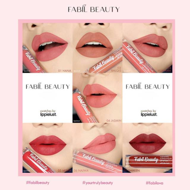 (COD) Lip Cream With Moringga by Fabil Beauty || Lipstik Fabil || Lipstik Fabil Beauty || Lipmatte