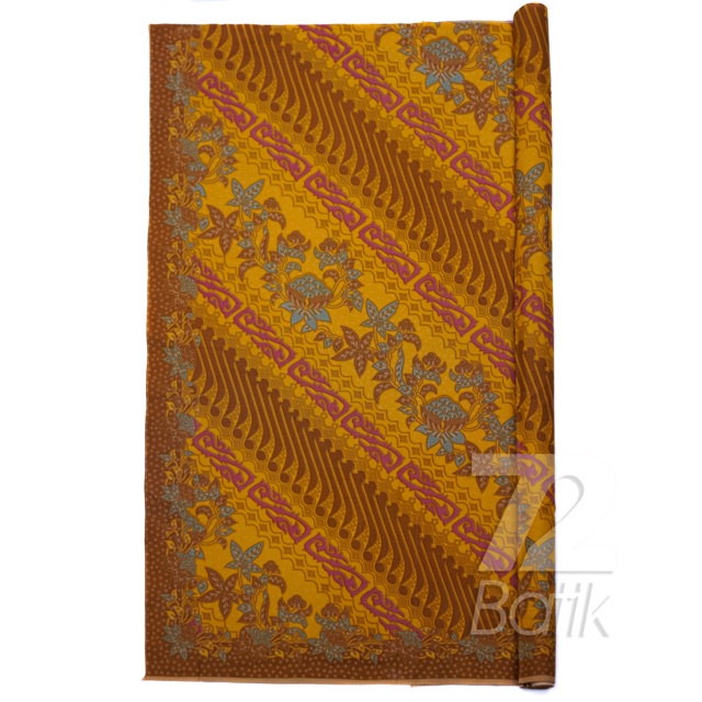 KEMEJA BATIK PRIA Slimfit Lengan Panjang Premium Motif Parang Warna Kuning Orange Slim Fit 729930 Cap 72 - Baju Kemeja Atasan Pakaian Setelan Batik Pria Cowok Laki Laki Remaja Keluarga Kantor Lengan Panjang Modern Slimfit Slim Fit Premium Kekinian