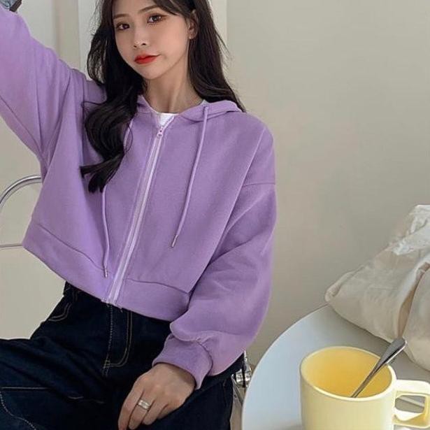 ○ OMERA CROP JAKET WANITA | JACKET KEKINIAN | JACKET KOREA ♖