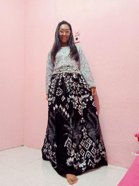 Maura Couple - Sania Ruffle Batik Couple Ori Ndoro Jowi Dnt Garansi Termurah Shopee - Kebaya Modern