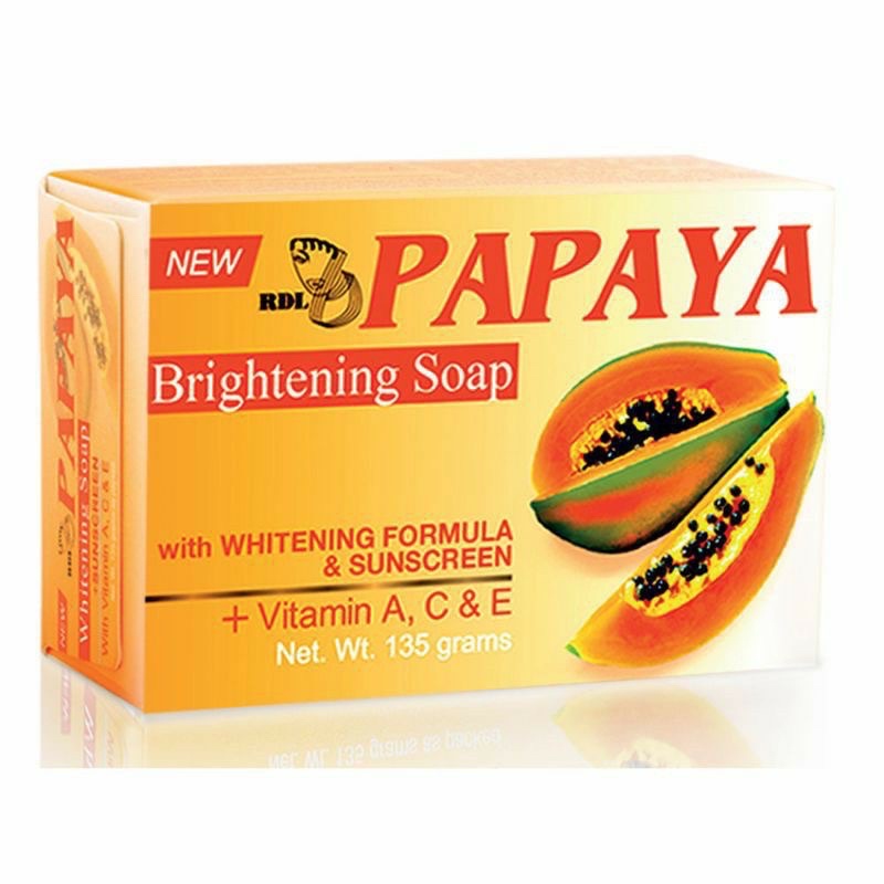 ✨NAGIHI✨ RDL Sabun Papaya BPOM Brightening Soap with Vitamin E 135 gram